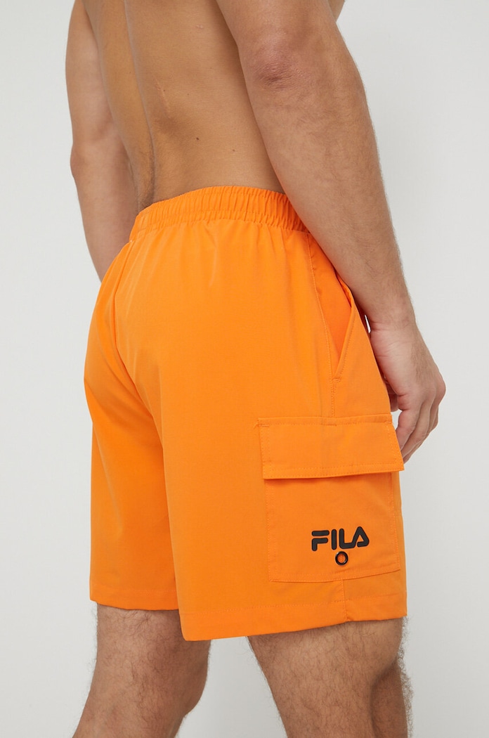 Oblečenie Plavkové šortky Fila FAM0382 oranžová
