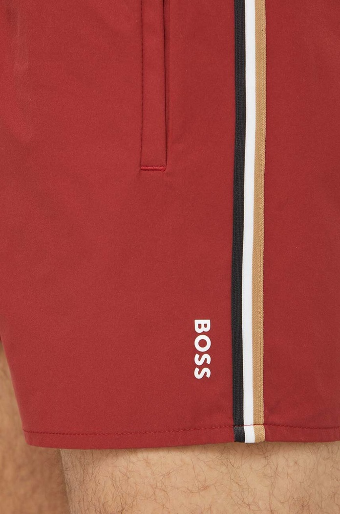 Odzież BOSS szorty kąpielowe męskie Iconic 50491594 brązowy