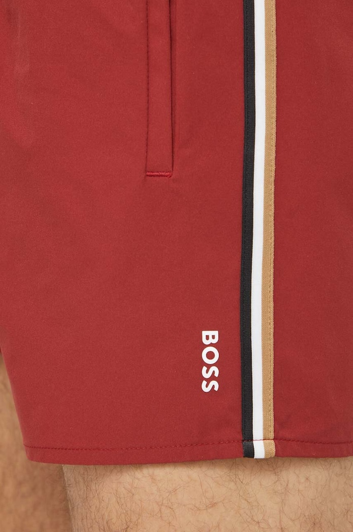 Odzież BOSS szorty kąpielowe męskie Iconic 50491594 brązowy