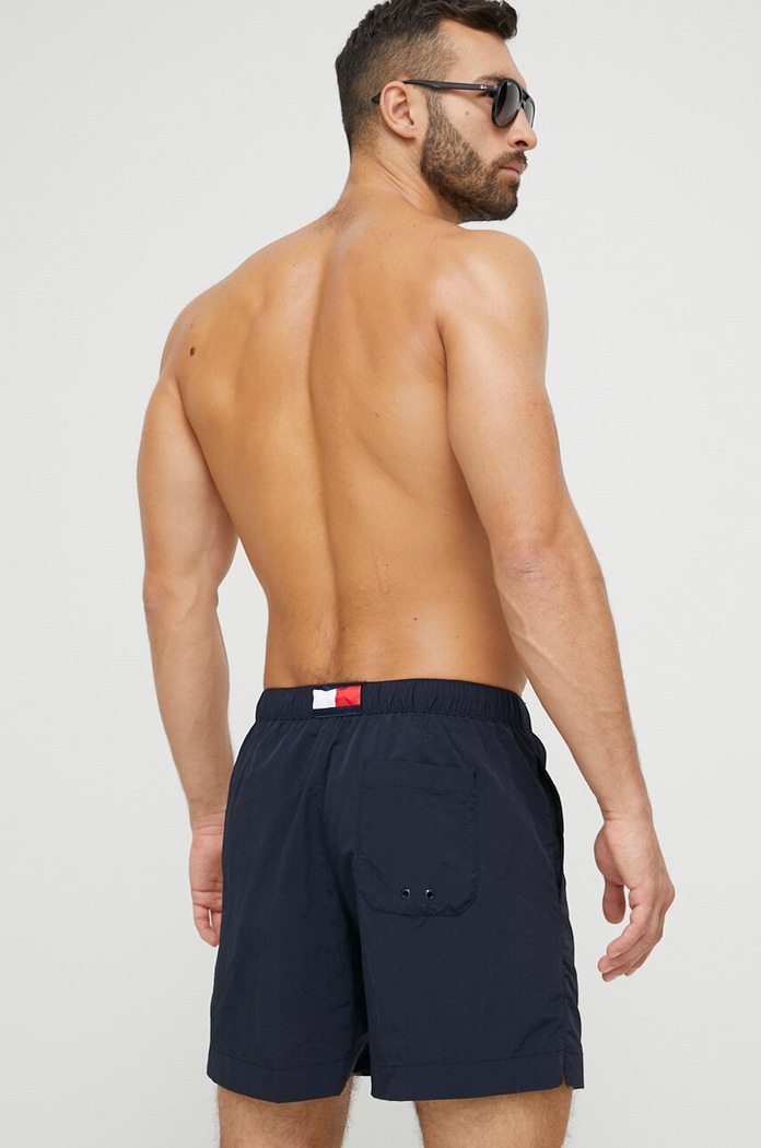 Tommy Hilfiger szorty kąpielowe Planet friendly granatowy UM0UM02793.PPYX