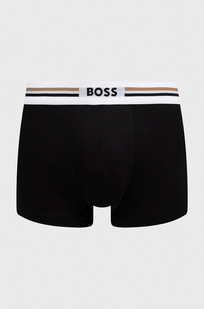 Boxerky BOSS Trunk 3P Revive 3-pack burgundské 50492200