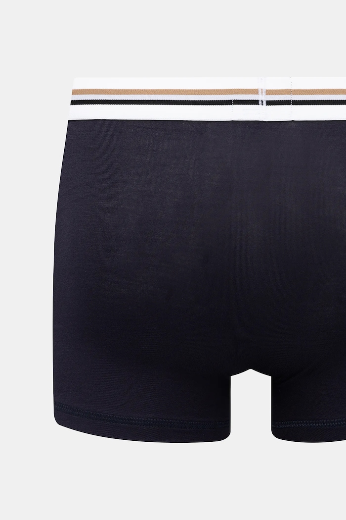 BOSS přiléhavé boxerky pánské s viskózou Trunk 3P Revive 3-pack 50492200 černá