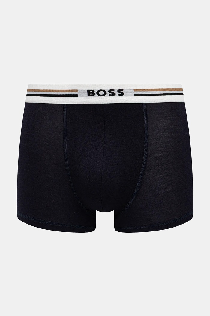 BOSS boxeri mulați pentru bărbați cu vâscoză Trunk 3P Revive pachet de 3 50492200 negru AA00