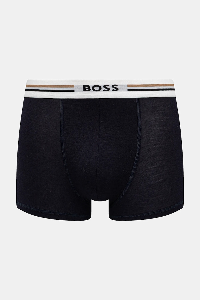 BOSS boxeri mulați pentru bărbați cu vâscoză Trunk 3P Revive pachet de 3 50492200 negru AA00