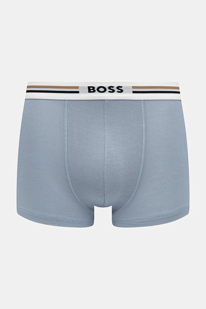BOSS boxeri mulați pentru bărbați cu vâscoză Trunk 3P Revive pachet de 3 negru 50492200