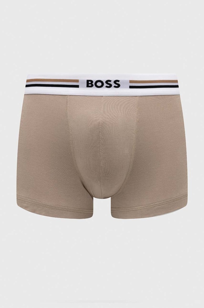 Oblečení BOSS přiléhavé boxerky pánské s viskózou Trunk 3P Revive 3-pack 50492200 vícebarevná