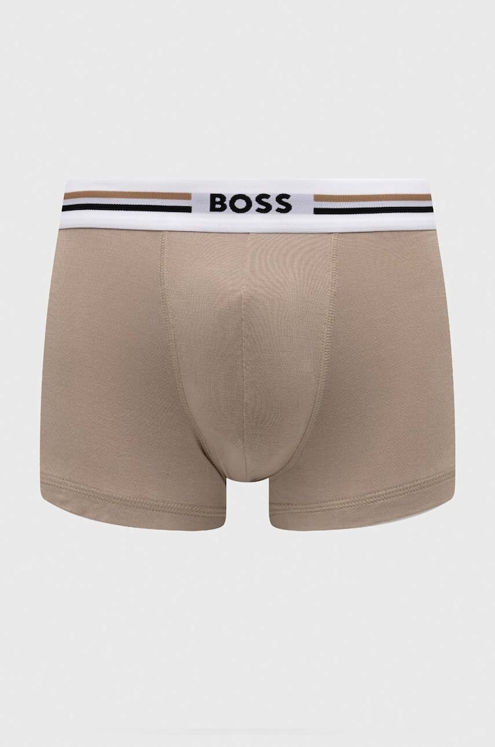 Oblečení BOSS přiléhavé boxerky pánské s viskózou Trunk 3P Revive 3-pack 50492200 vícebarevná