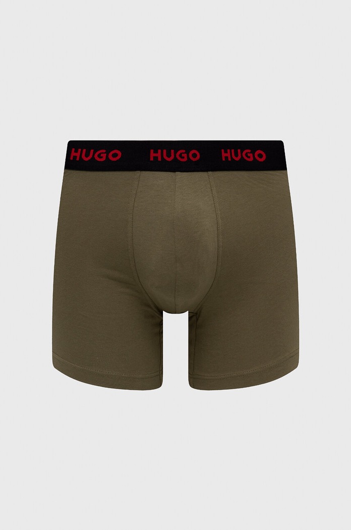 Boxerky HUGO 3-pak tmavomodrá 50492348