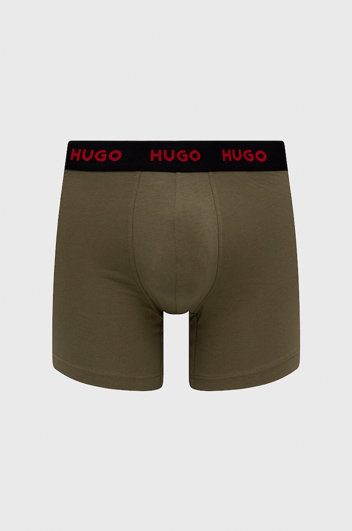 Boxerky HUGO 3-pak tmavomodrá 50492348