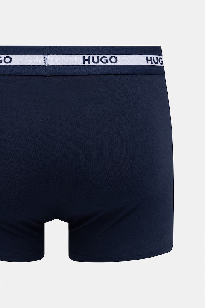 HUGO bokserki dopasowane męskie bawełniane z elastanem TRIPLET PLANET 3-pack 50492375