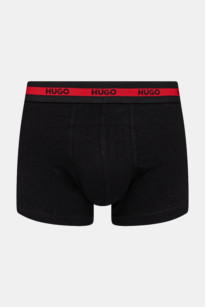 Oblečenie HUGO priliehavé pánske boxerky bavlnené s elastanom TRIPLET PLANET 3-pak 50492375 viacfarebná