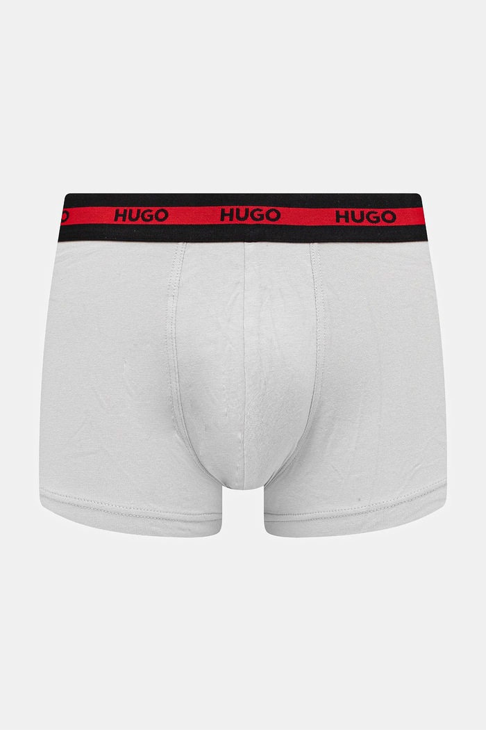 HUGO priliehavé pánske boxerky bavlnené s elastanom TRIPLET PLANET 3-pak viacfarebná 50492375