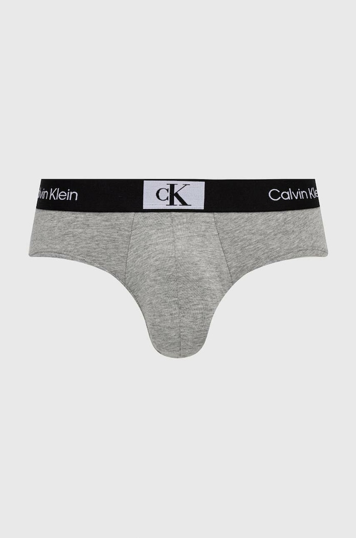Oblečenie Slipy Calvin Klein Underwear 3-pak 000NB3527A.PPYX sivá