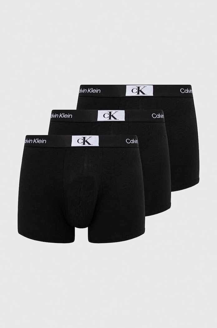 Calvin Klein Underwear bokserki 3-pack dzianina czarny 000NB3529A.PPYX