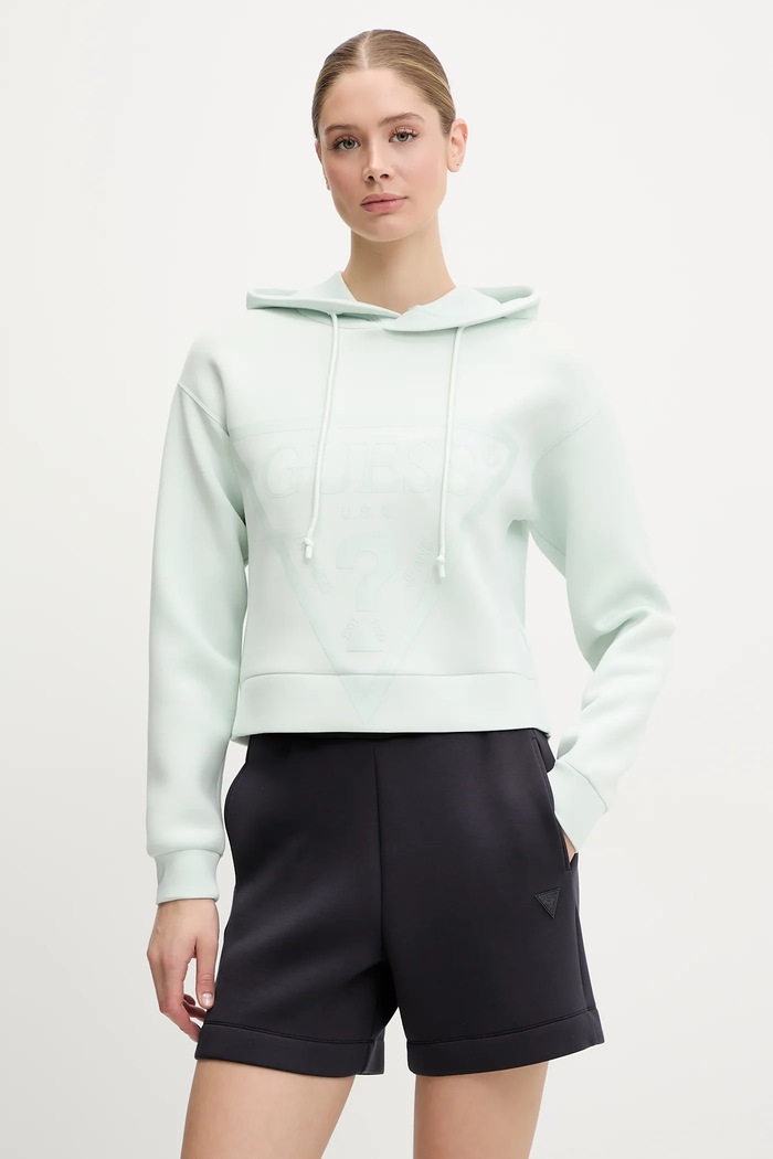 Mikina Guess NEW ALISA zelená V2YQ08.K7UW2