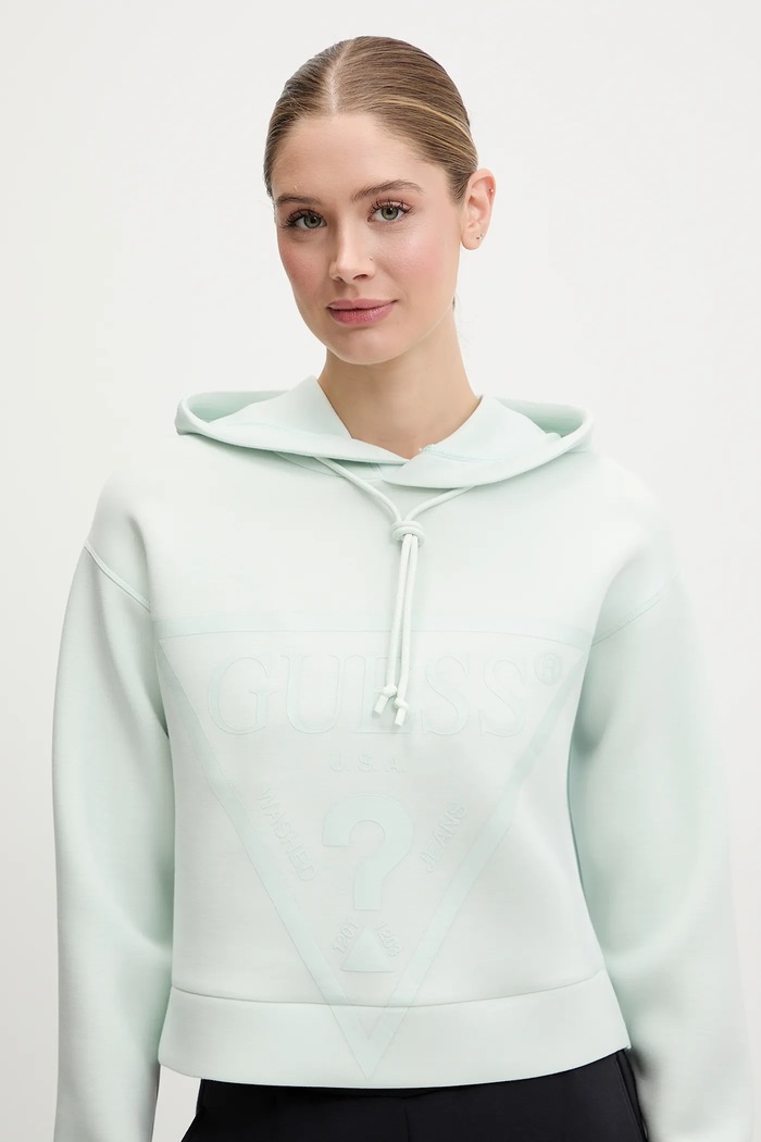 Mikina Guess NEW ALISA zelená V2YQ08.K7UW2