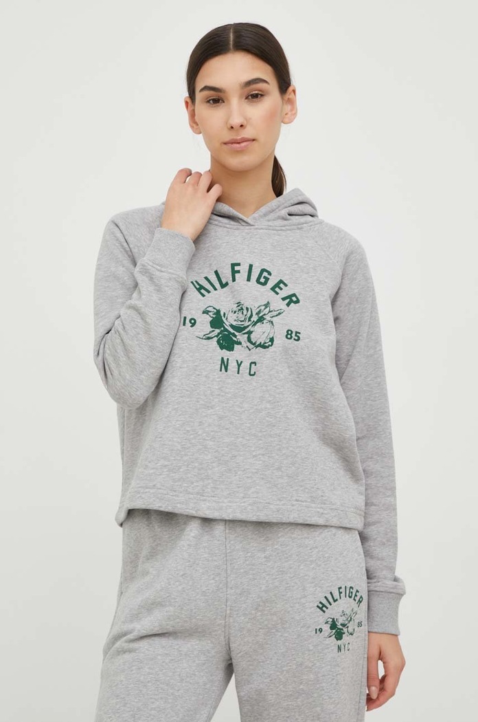 Tommy Hilfiger felső nyomtatásos szürke S10S101569.PPYX
