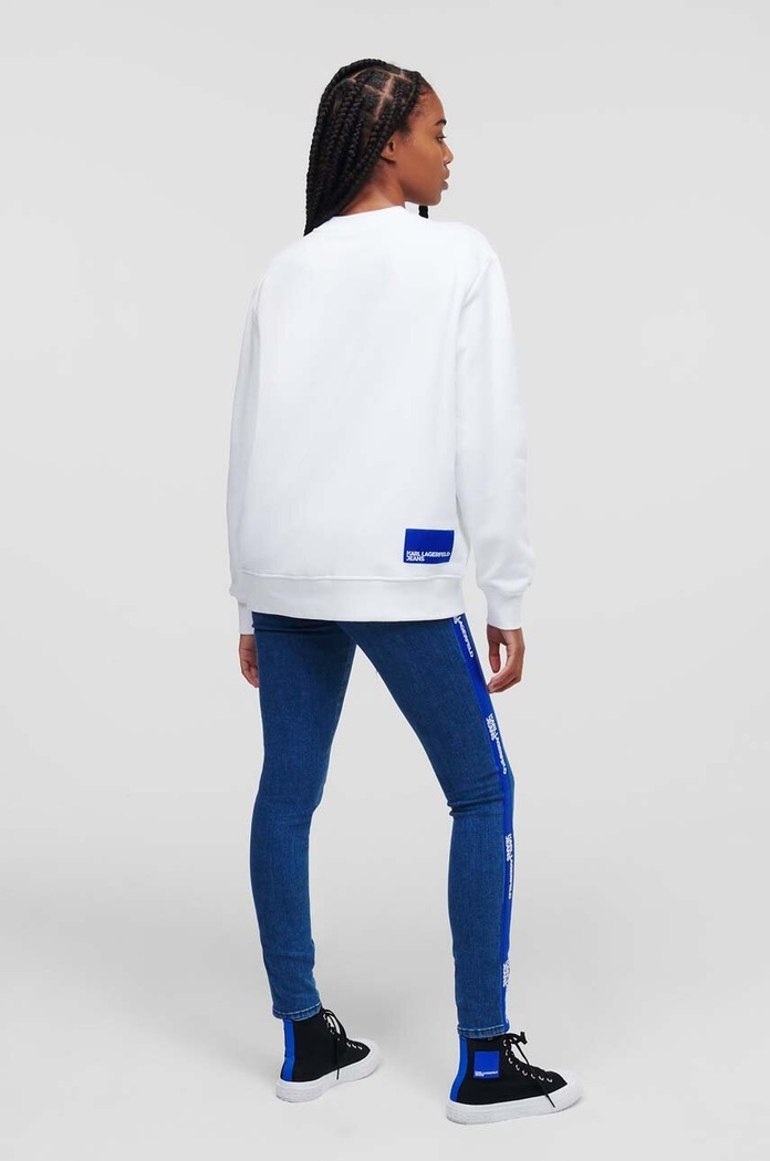 Μπλούζα Karl Lagerfeld Jeans λευκό 231J1803