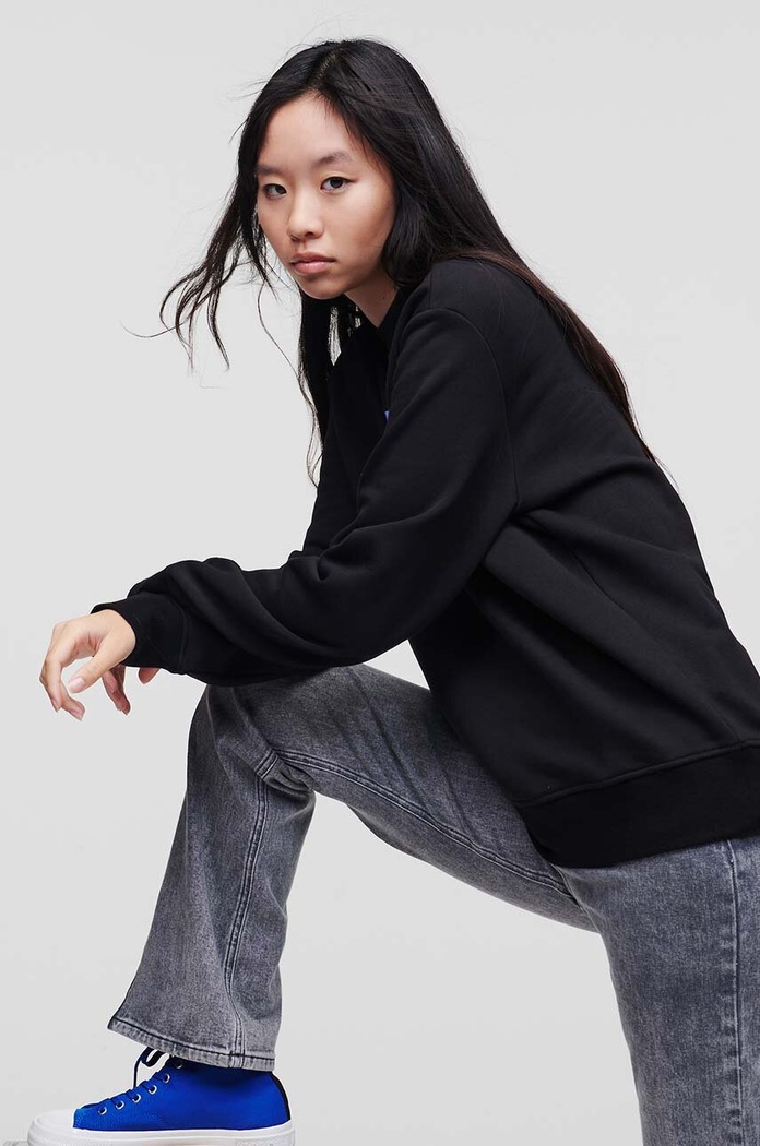 Суичър Karl Lagerfeld Jeans черен 231J1803