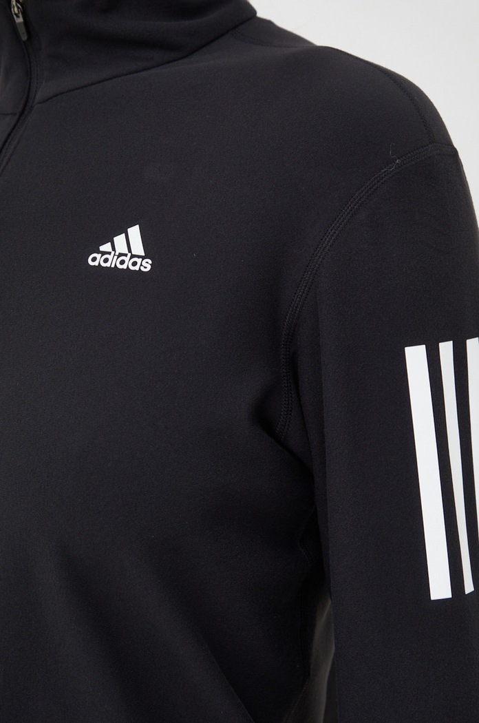 Joggingová mikina adidas Performance own the run HC6330 černá
