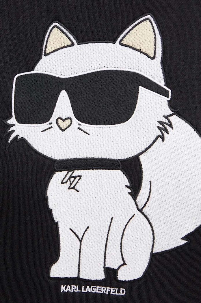 Mikina Karl Lagerfeld 230W1802 čierna