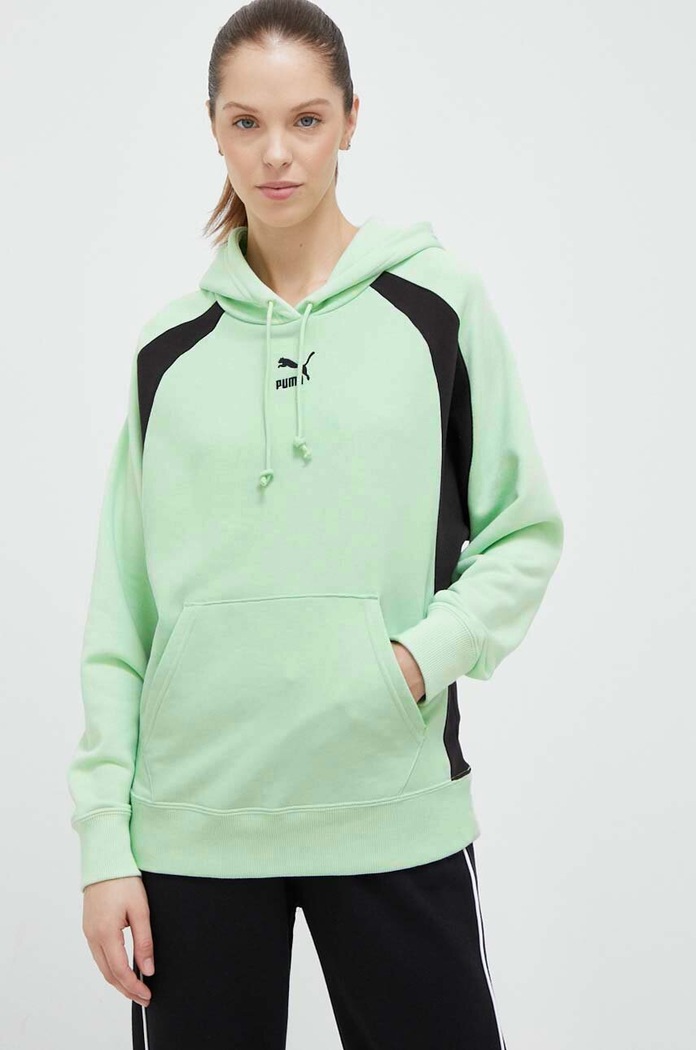 Puma bluza 538191 verde SS23