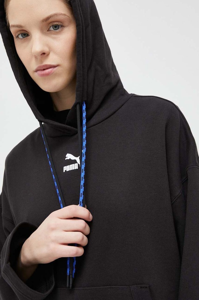 Bluza bawełniana Puma 538338 czarny