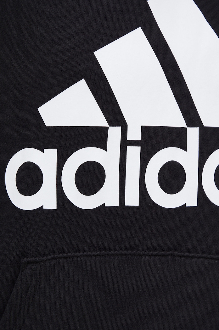 Pamučna dukserica adidas HR4934 crna