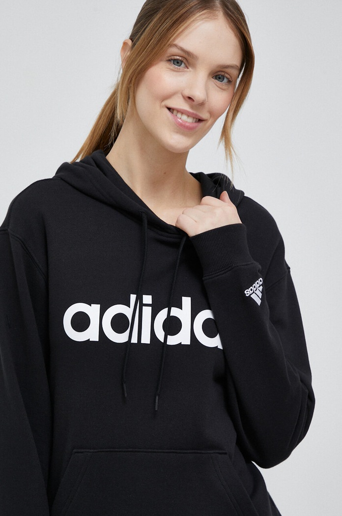 adidas pamut melegítőfelső fekete IC4426