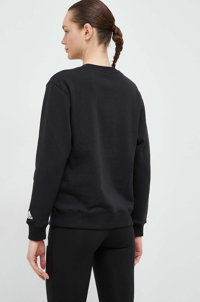 Oblečení Bavlněná mikina adidas IC6878 černá