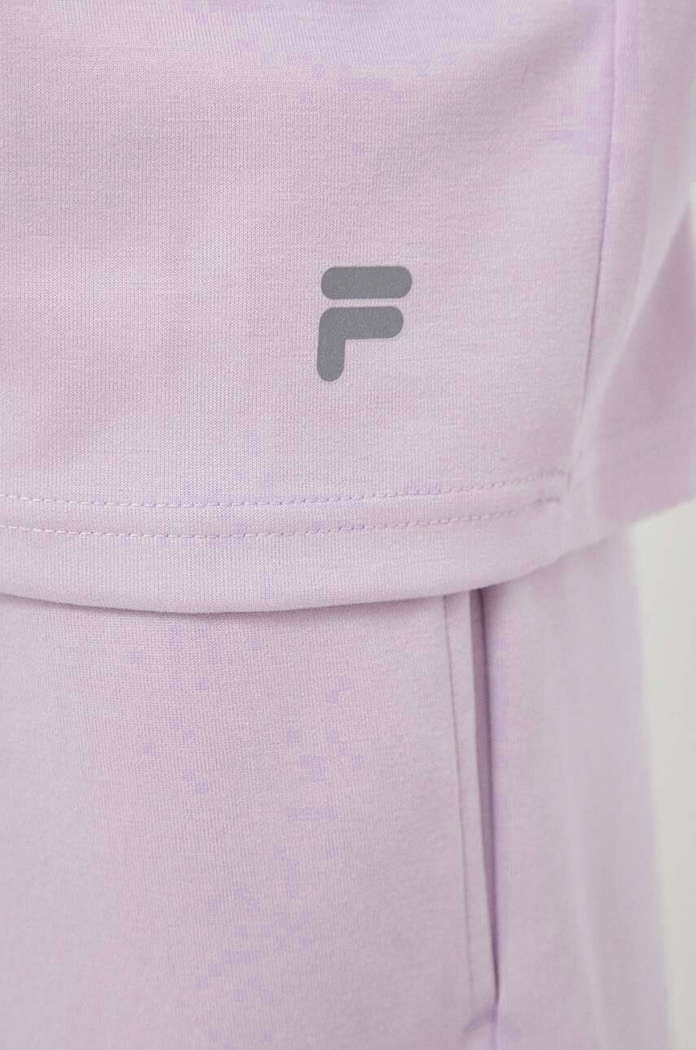 Μπλούζα Fila Crivitz FAW0499 μωβ
