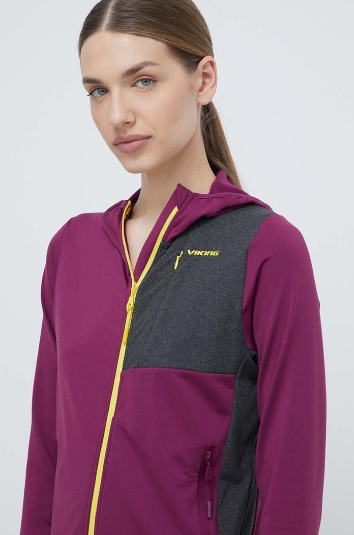 Viking bluza sportowa Tacoma z elastanem fioletowy 720.25.7272