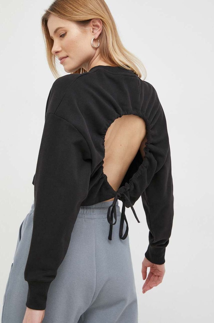 Odzież Calvin Klein Jeans Bluza bawełniana J20J220705.PPYX czarny