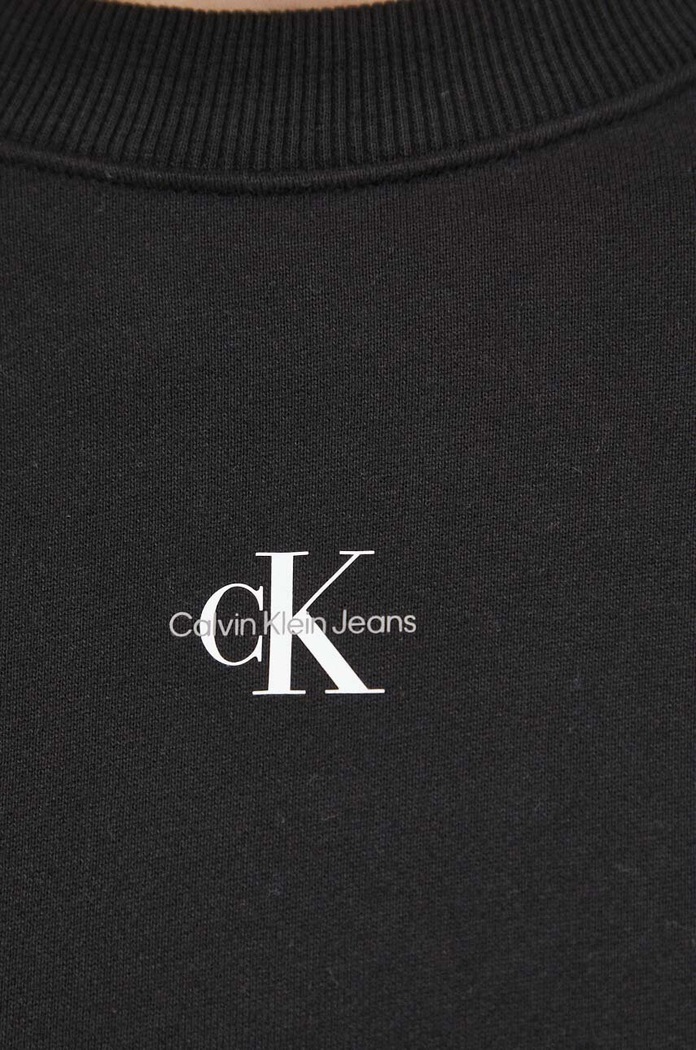 Bluza bawełniana Calvin Klein Jeans czarny J20J220705.PPYX