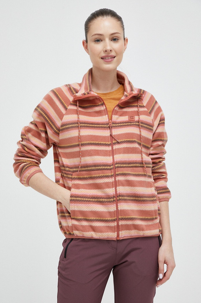 Billabong bluza sportowa Boundary bez kaptura pomarańczowy ABJFT00255