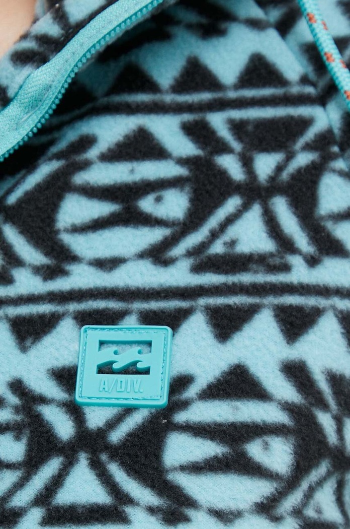 Billabong bluza sportowa Boundary ABJFT00255 turkusowy