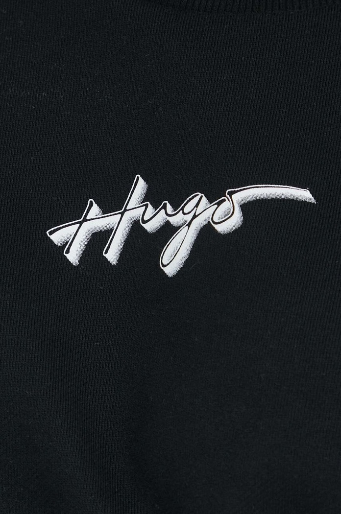 HUGO bluza bawełniana 50489094 czarny