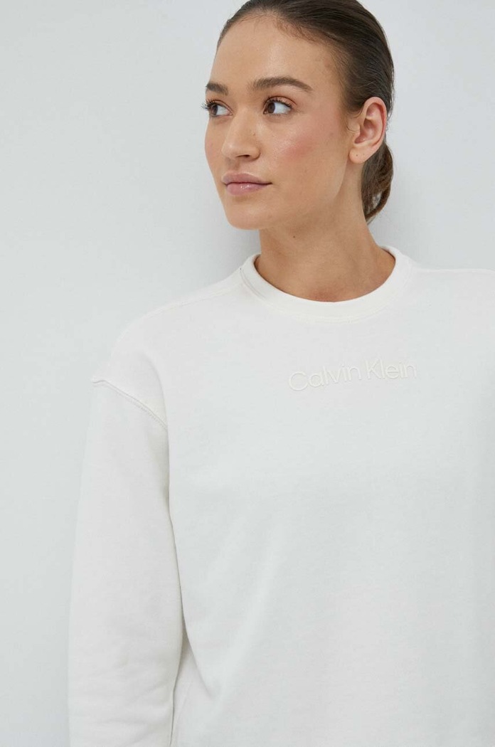 Calvin Klein Performance bluza treningowa Essentials beżowy 00GWS3W301