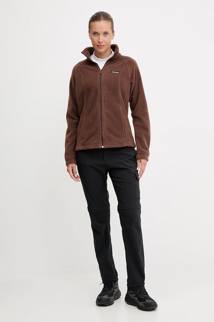 Спортен суичър Columbia Benton Springs 1372111 кафяв SS26