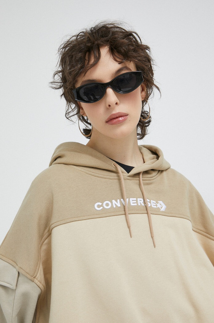 Converse bluza wzorzyste beżowy 10024527.A01