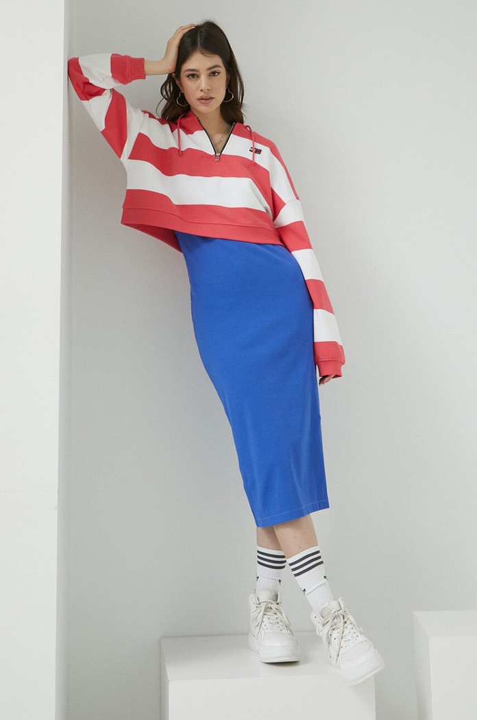 Tommy Jeans hanorac de bumbac DW0DW16290.PPYX roz SS23