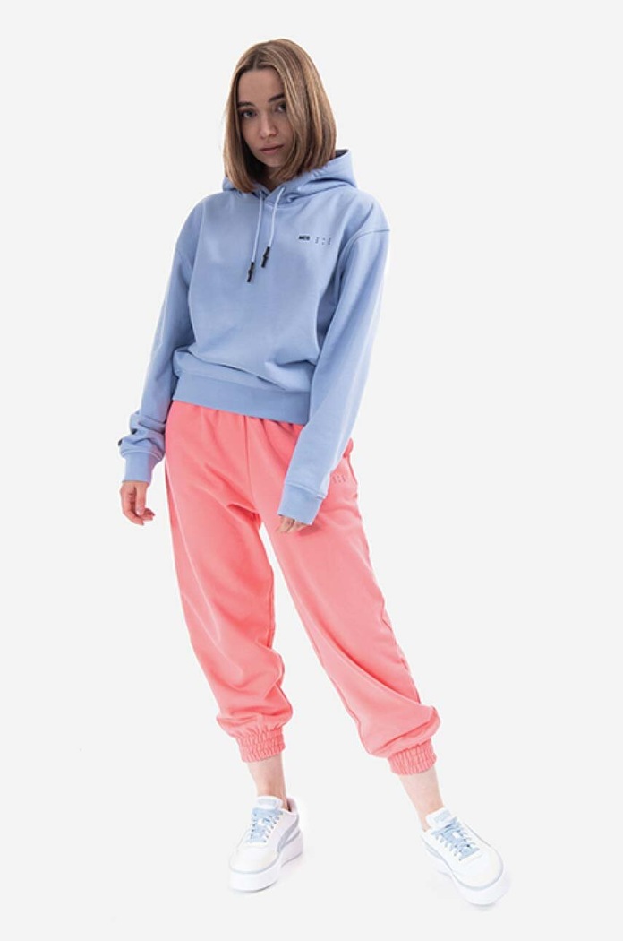 MCQ cotton sweatshirt Regular Hoodie 624673RSJ765355 blue SS23