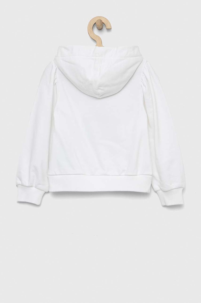 Otroška mikica Tommy Hilfiger KG0KG07046.PPYX bela SS23