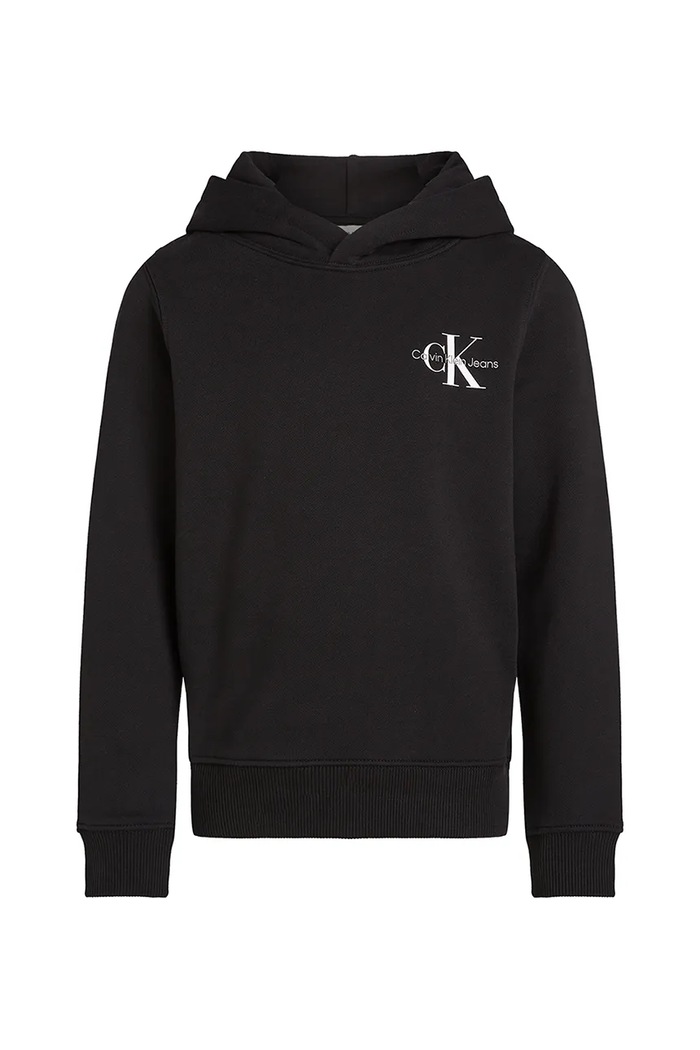 Calvin Klein Jeans hanorac de bumbac pentru copii IU0IU00266.PPYX negru SS25