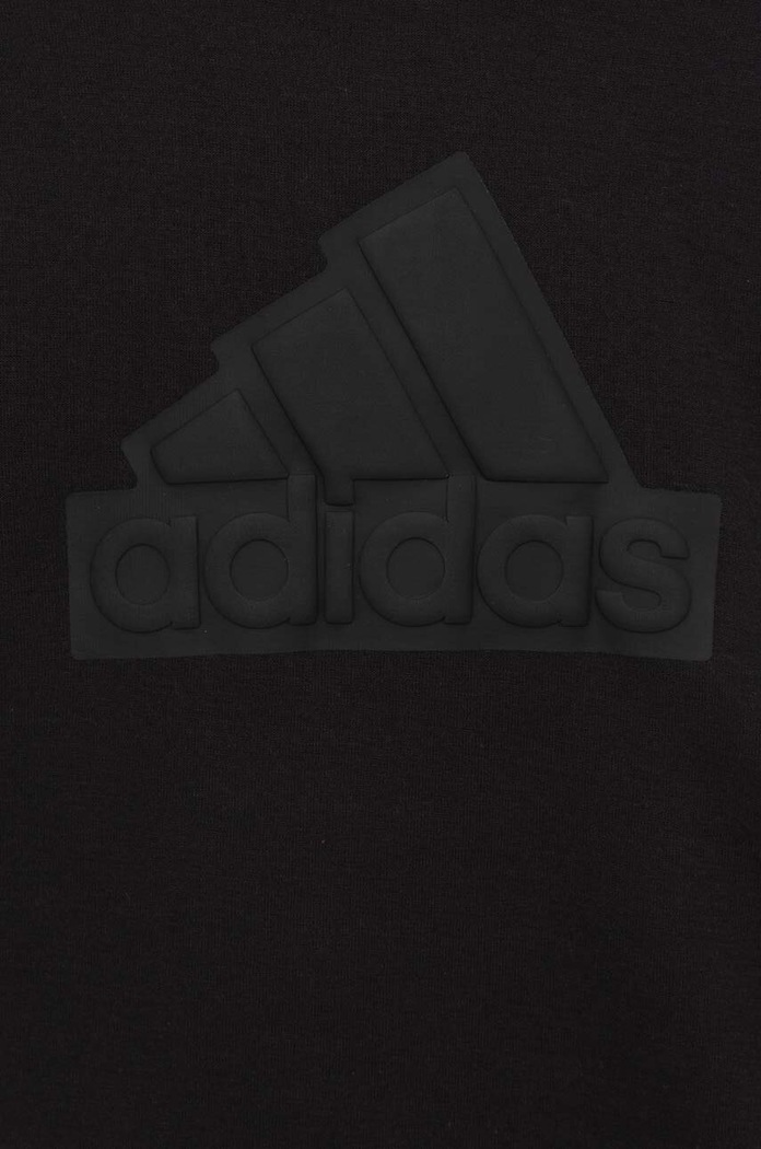Dětská mikina adidas U FI LOGO černá HR6301