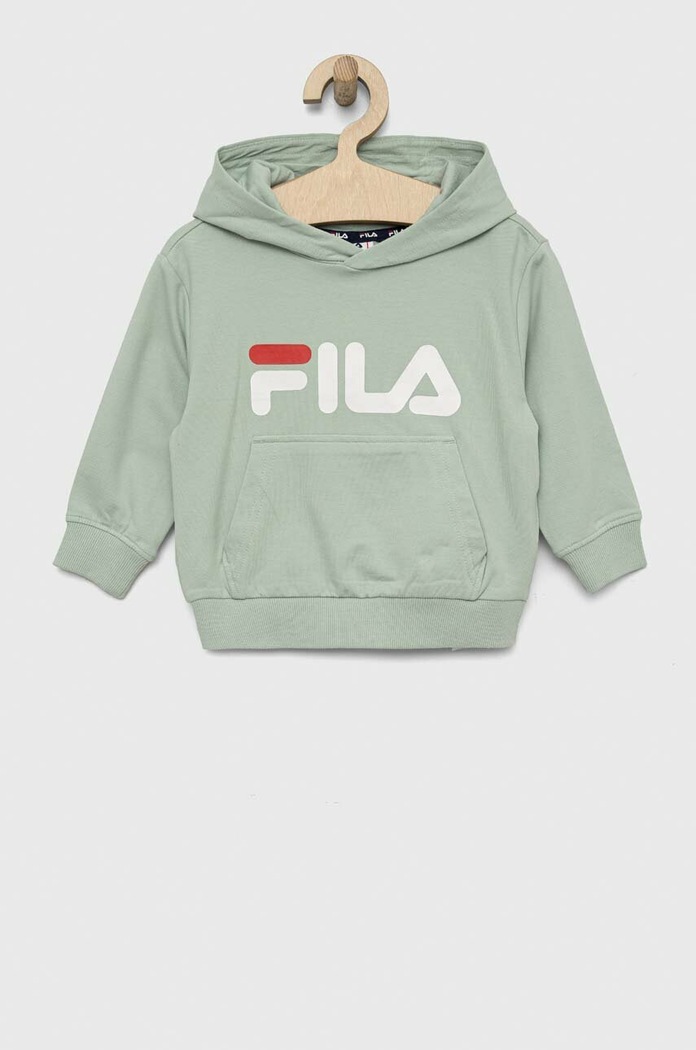 Detská mikina Fila s elastanom zelená FAK0120