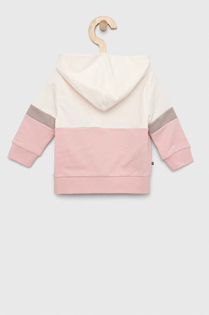 Chłopiec Tommy Hilfiger dres niemowlęcy KN0KN01558.PPYX różowy