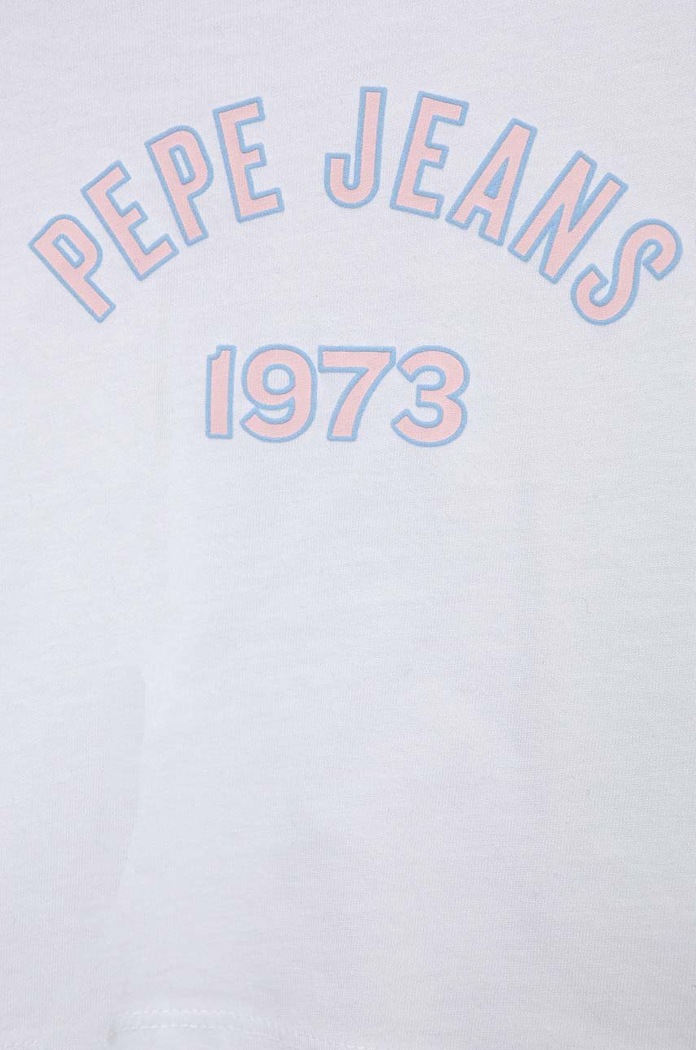 BIMBA Pepe Jeans longsleeve in cotone bambino/a Paullete PG502955 bianco