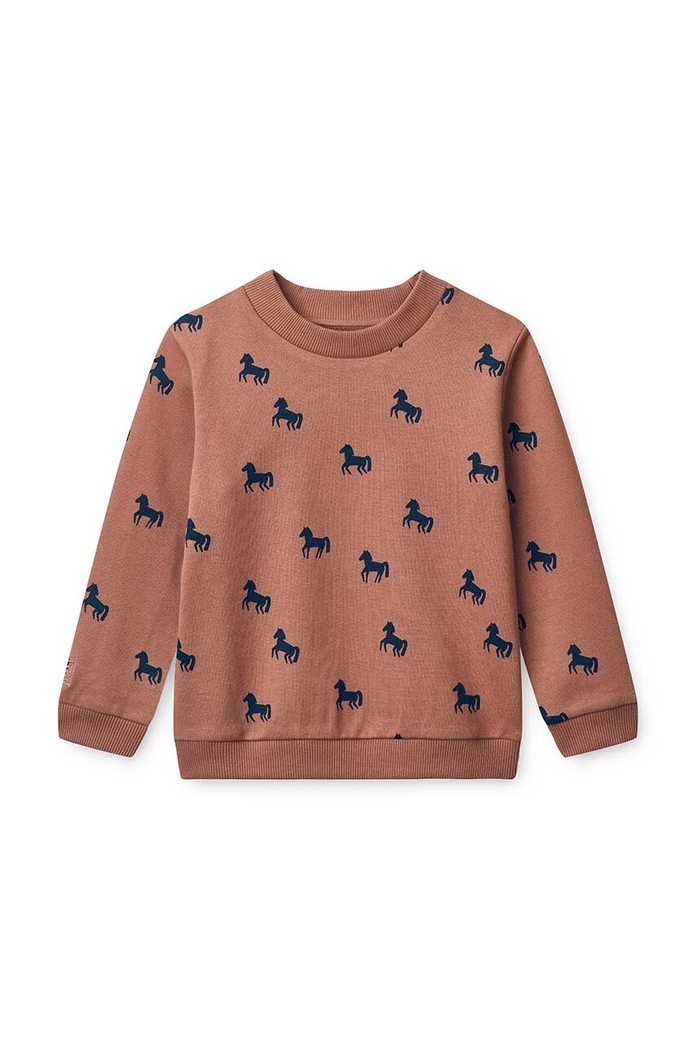 Liewood hanorac de bumbac pentru copii LW17218 roz AW24