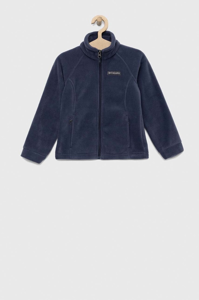 Columbia bluza dziecięca Benton Springs Fleece bez kaptura granatowy 1510631.PPYX